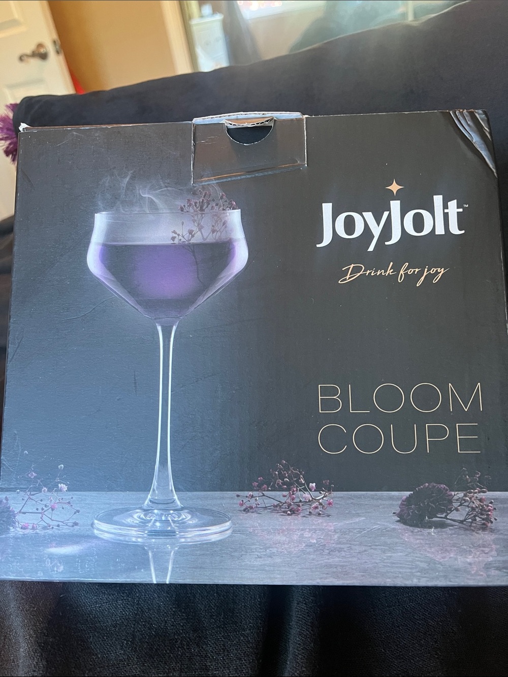 JoyJolt Bloom Coupe Glass set of 6